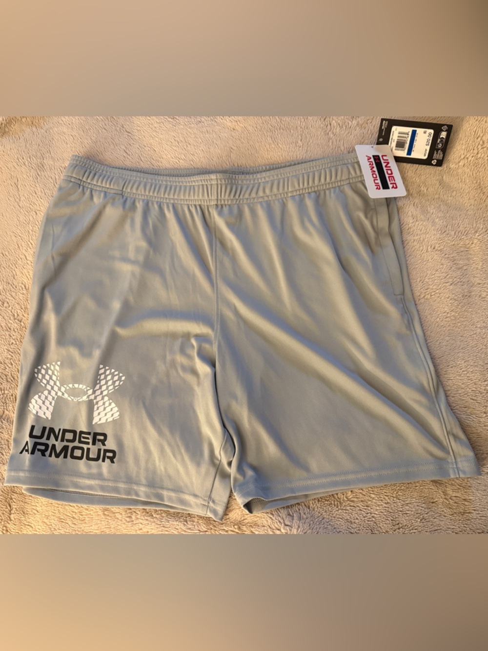 Boy’s XL+ Under Armour Gray Performance Athletic Shorts